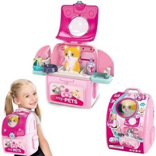 Backpack Pet Care Play Set