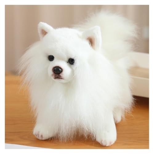 Soft pomeranian dog plush toy - soft,