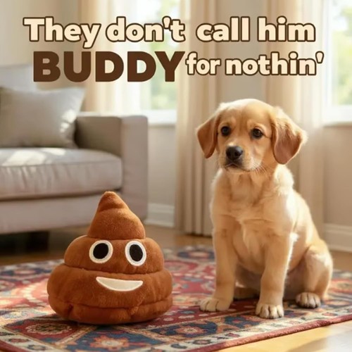 Poop toy with fart - sounds, for