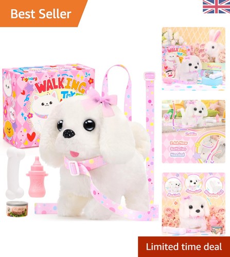 Soft plush electronic puppy - plush,