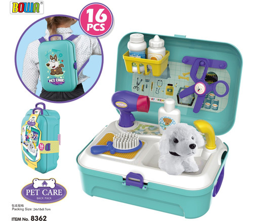Pet dog pretend playset - pretend, groom
