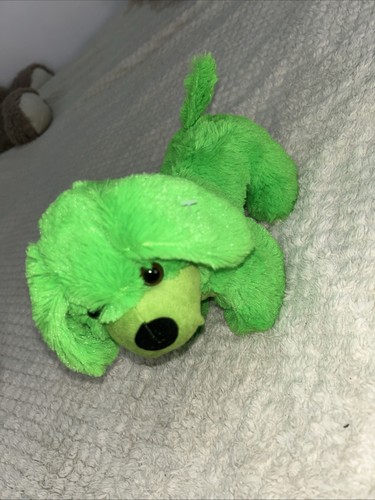 Green soft toy from - soft,