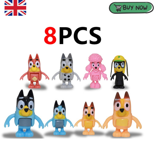 For bluey dog action figure - for,