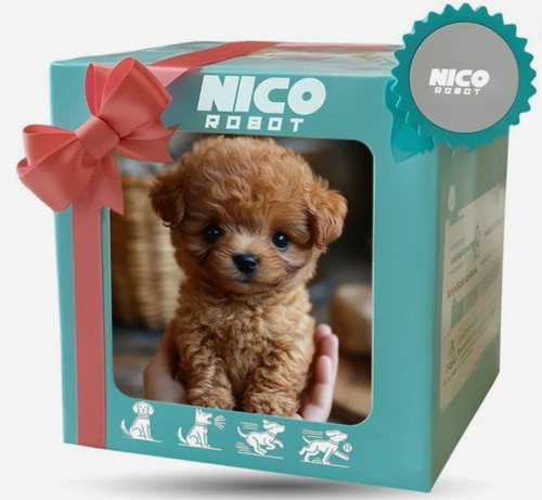 Robotic puppy realistic - realistic, cute