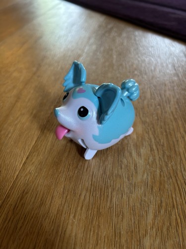 Blue robotic moving dog toy - robotic,