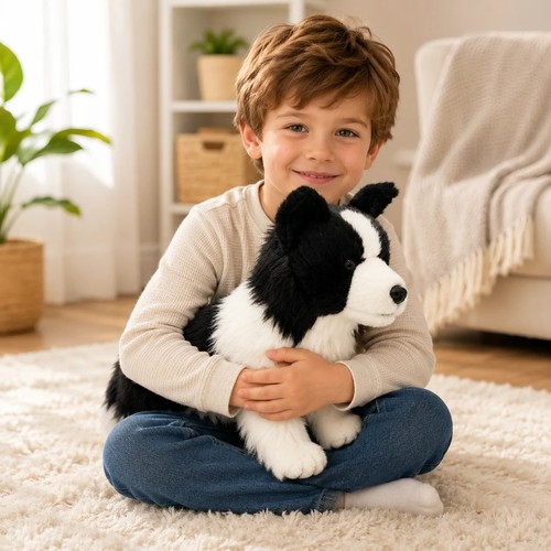 Border collie plush - collie,
