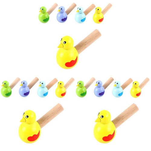 15pcs reusable wood bird - wood,