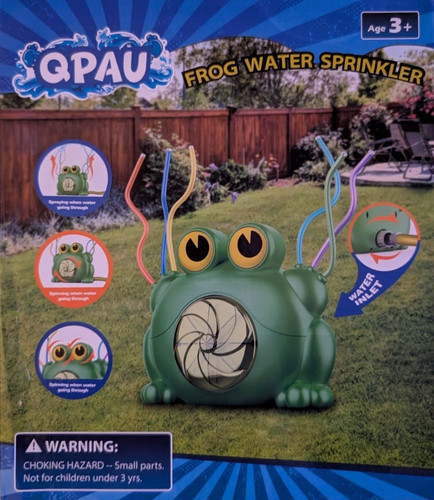 Qpau frog garden water - qpau,