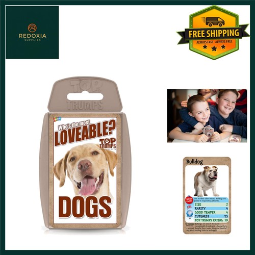 Educational dogs card game - dogs,